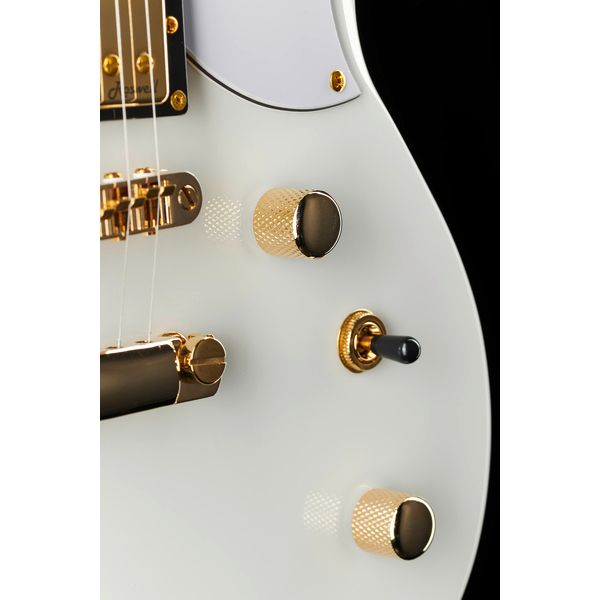 Harley Benton DC-Custom White