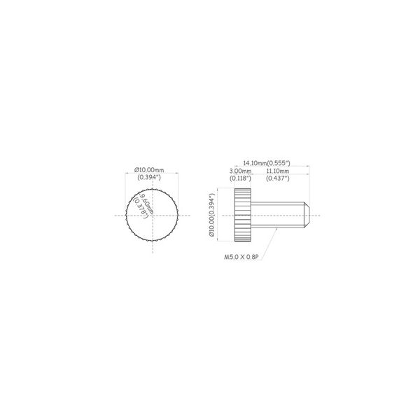 Harley Benton Parts FR Fine Tuning Screw BK