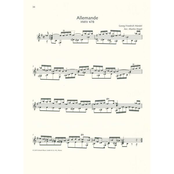 Schott Händel for Guitar