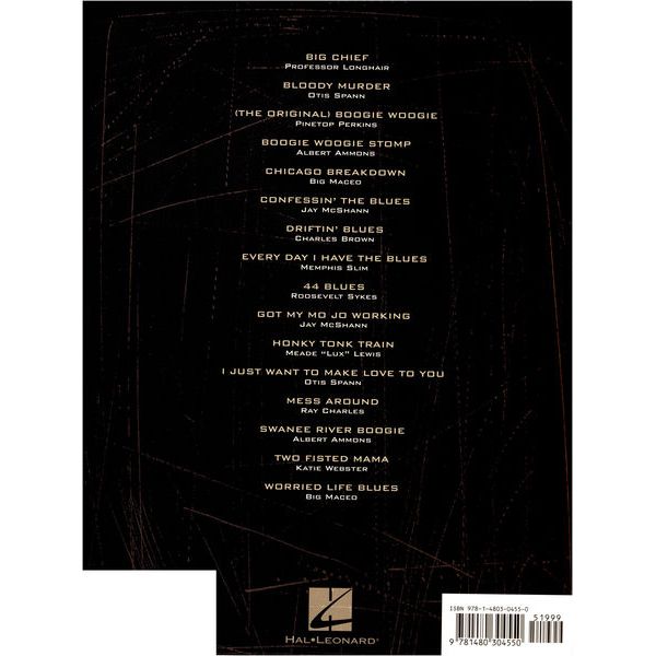 Hal Leonard Blues Piano Legends