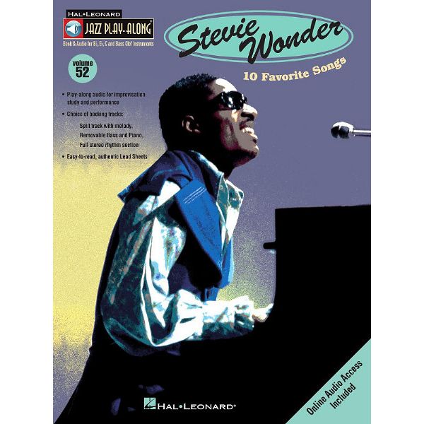 Hal Leonard Jazz Play-Along Stevie Wonder