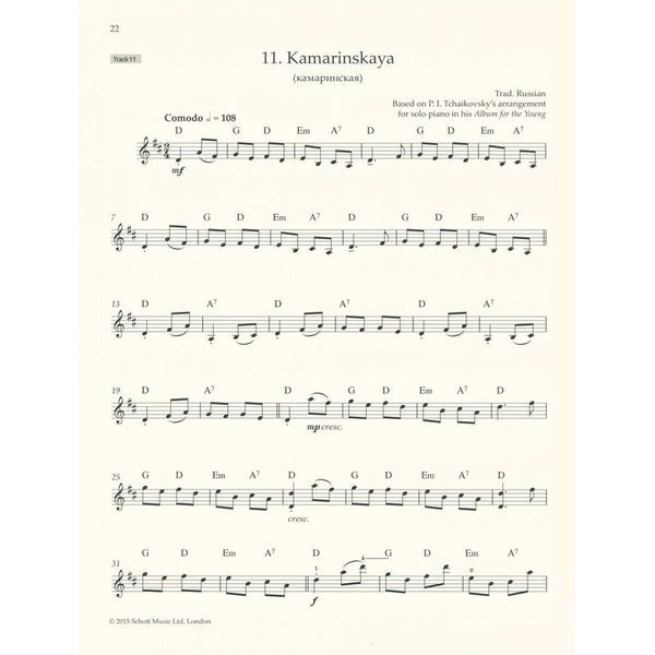 Schott Russian Fiddle Tunes