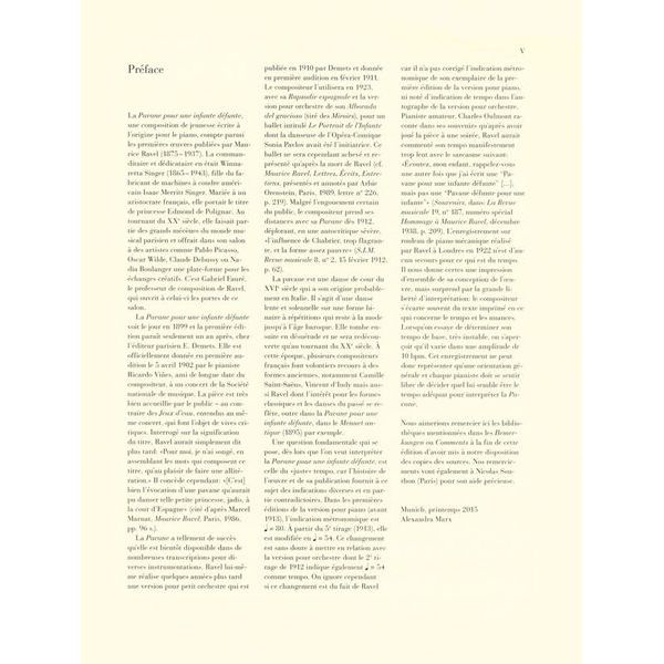 Henle Verlag Ravel Pavane Piano