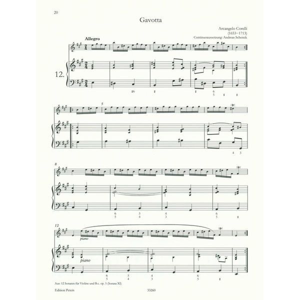 Edition Peters Piccolo Paganini 1