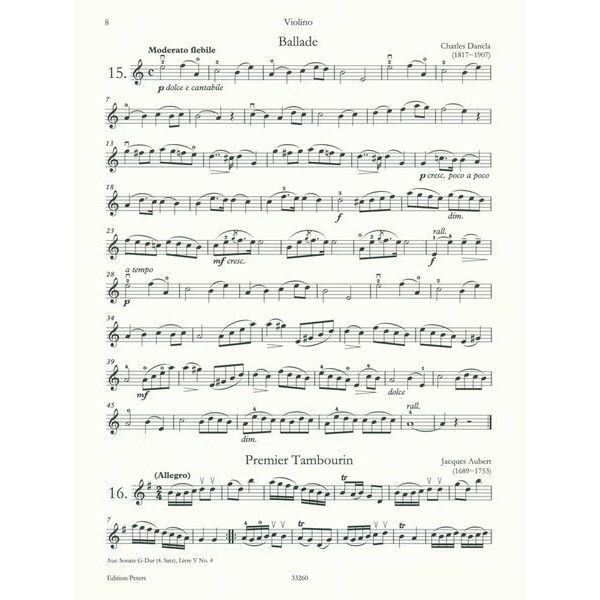 Edition Peters Piccolo Paganini 1
