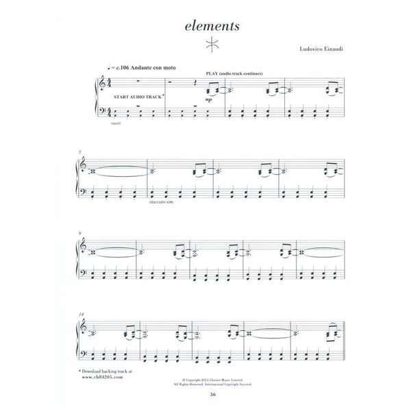 Chester Music Ludovico Einaudi Elements