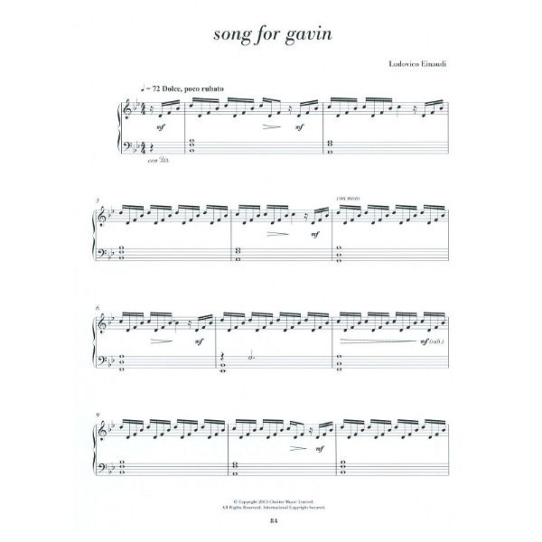 Chester Music Ludovico Einaudi Elements