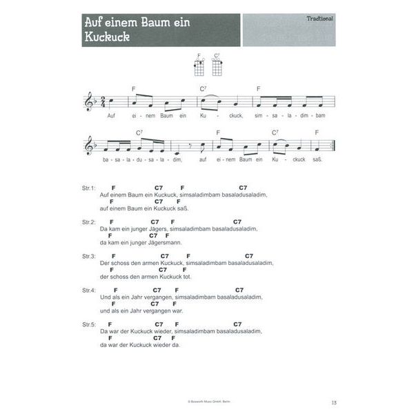 Bosworth 100 Kinderlieder für Ukulele
