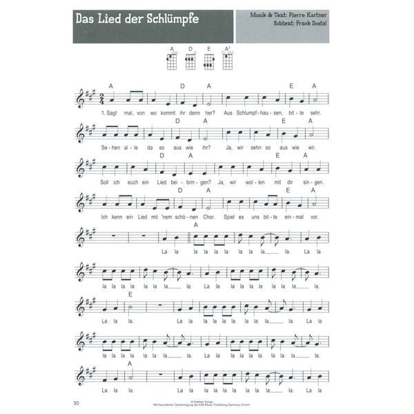 Bosworth 100 Kinderlieder für Ukulele