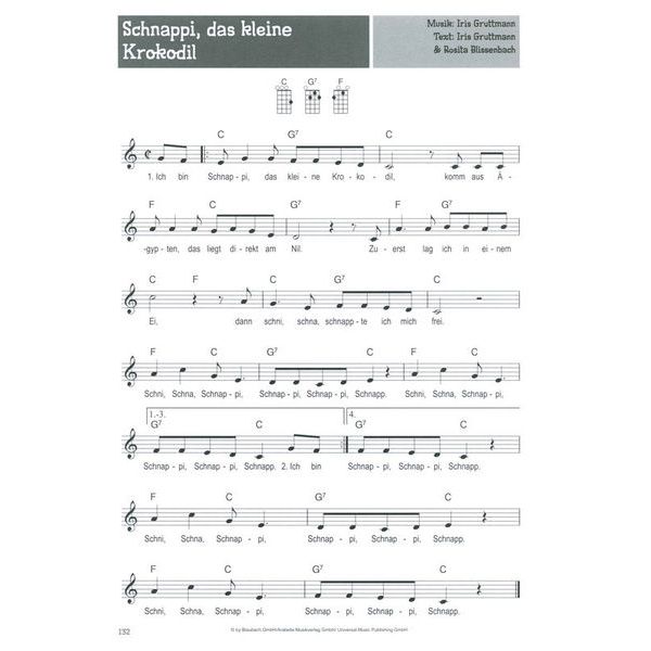 Bosworth 100 Kinderlieder für Ukulele