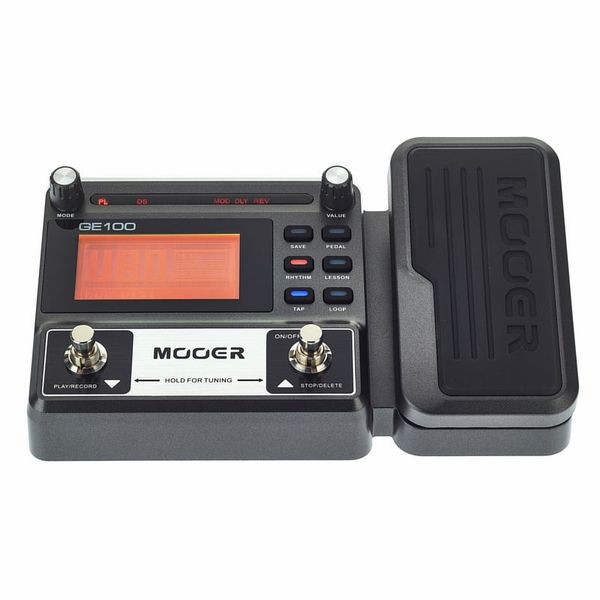 MOOER GE100 Guitar Multi-Effects Pedal – 66 Effects, Looper, Drum Patterns, Built-In Tuner