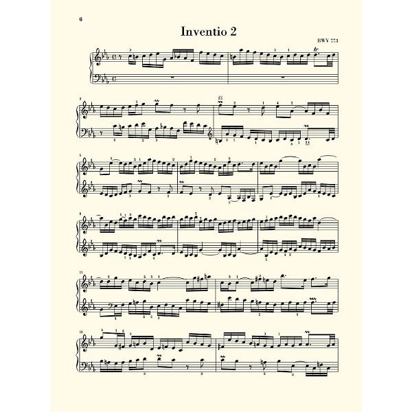 Henle Verlag Bach Inventionen und Sinfonien