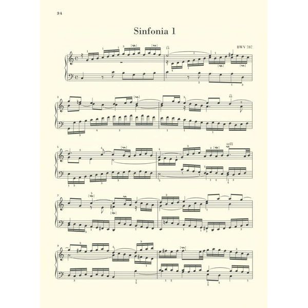 Henle Verlag Bach Inventionen und Sinfonien