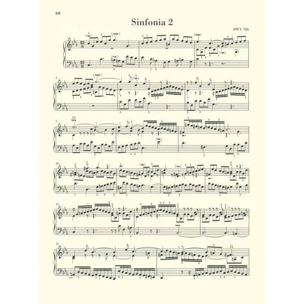 Henle Verlag Bach Inventionen und Sinfonien