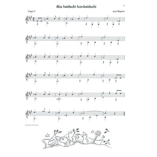 Edition Dux Play Guitar Christmas Schildi