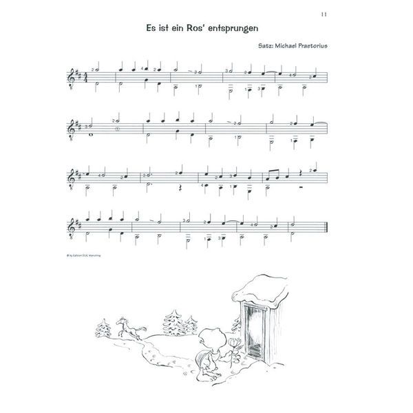 Edition Dux Play Guitar Christmas Schildi