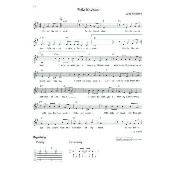 Edition Dux Play Guitar Christmas Schildi