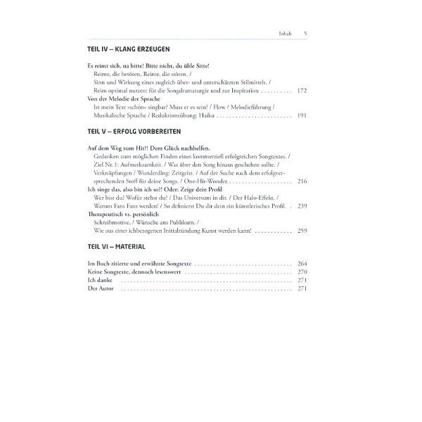 Schott Songtexte Schreiben
