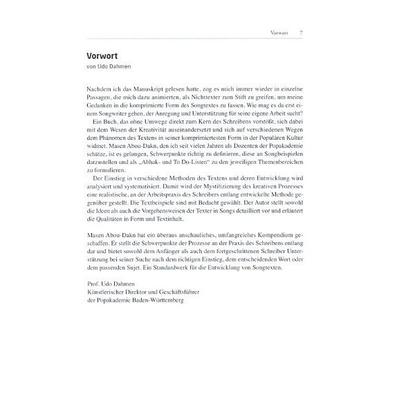 Schott Songtexte Schreiben