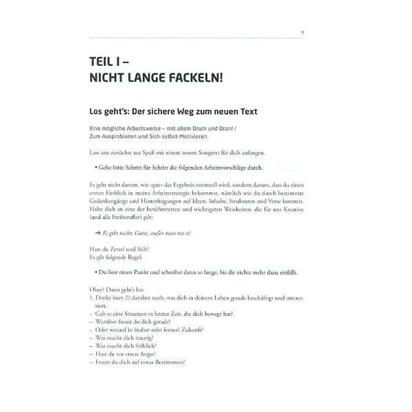 Schott Songtexte Schreiben