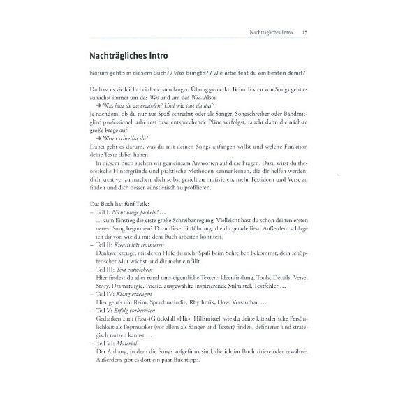 Schott Songtexte Schreiben