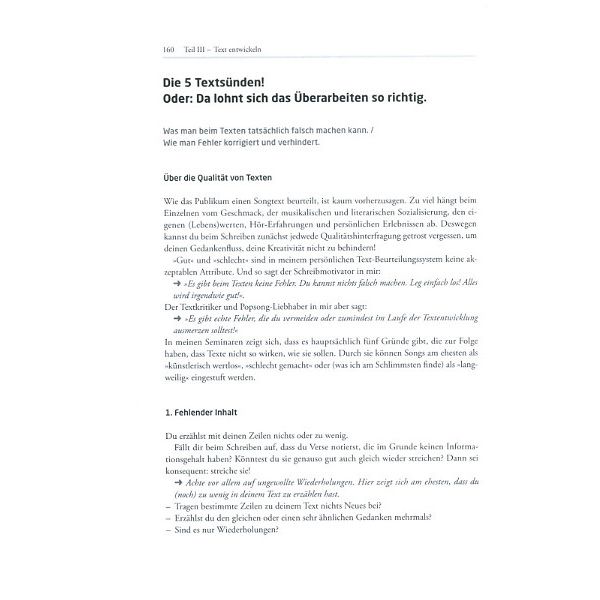 Schott Songtexte Schreiben