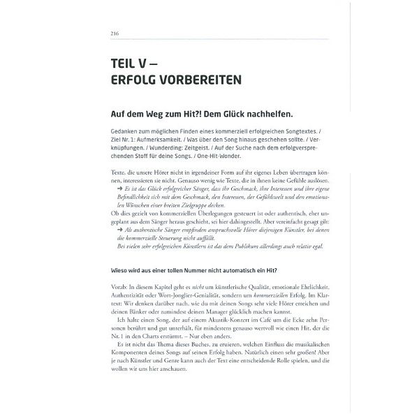 Schott Songtexte Schreiben