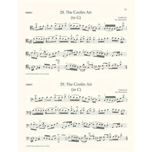 Schott Irish Folk Tunes for Cello