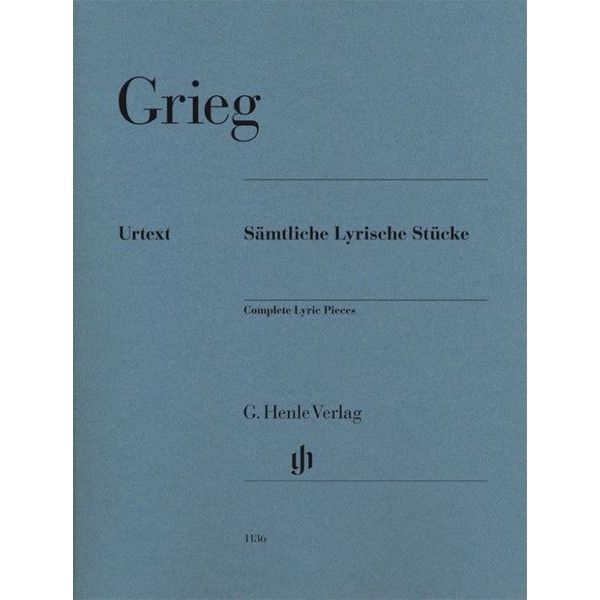 Henle Verlag Grieg Sämtliche Lyrische Stück