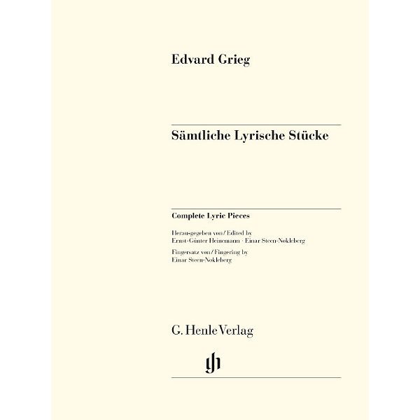 Henle Verlag Grieg Sämtliche Lyrische Stück