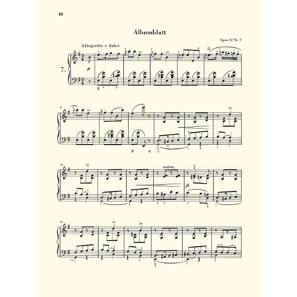 Henle Verlag Grieg Sämtliche Lyrische Stück