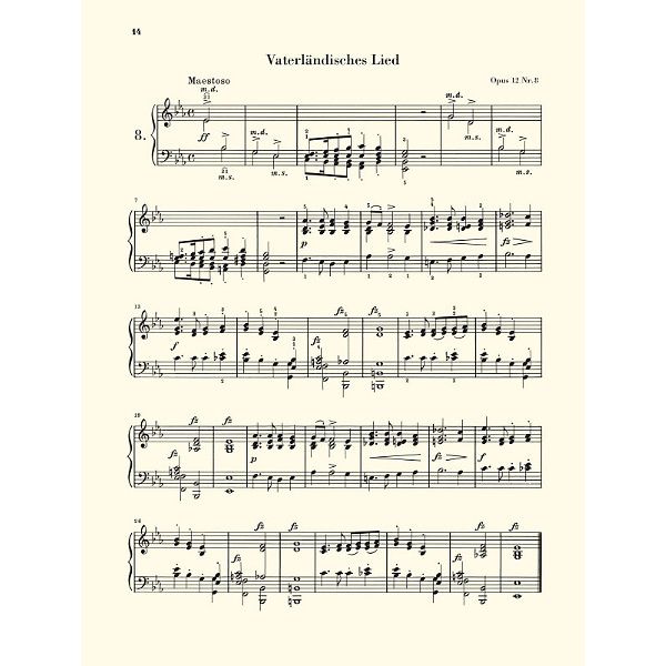 Henle Verlag Grieg Sämtliche Lyrische Stück