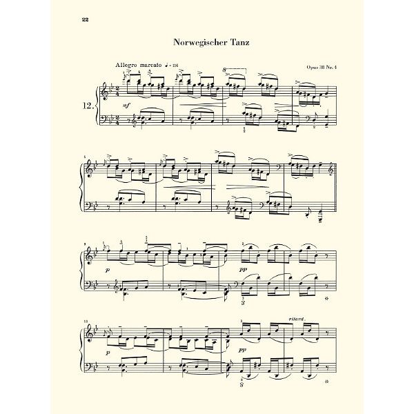Henle Verlag Grieg Sämtliche Lyrische Stück
