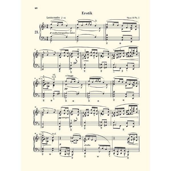 Henle Verlag Grieg Sämtliche Lyrische Stück