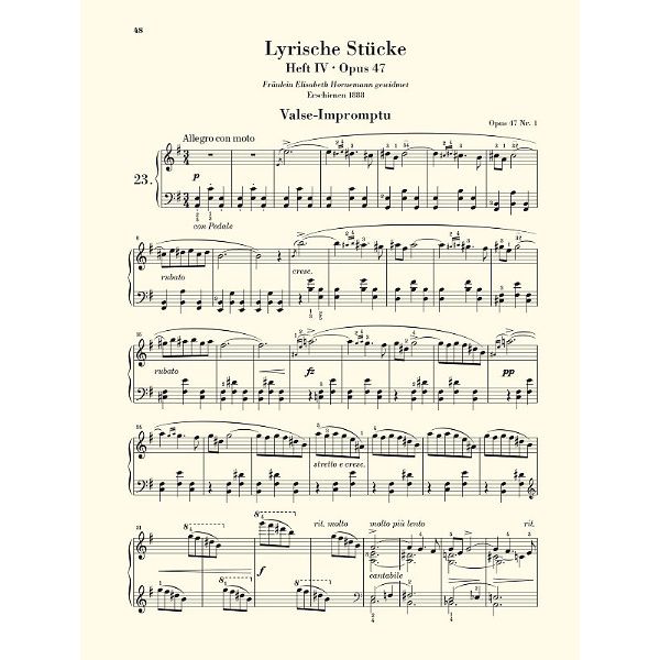 Henle Verlag Grieg Sämtliche Lyrische Stück