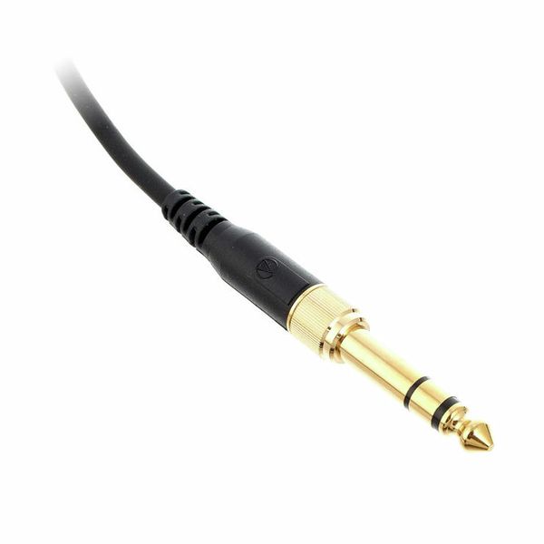 Replacement Cable For Audio Technica ATH-M50X Headphones - Coiled 5-10ft With 6.35mm Adapter