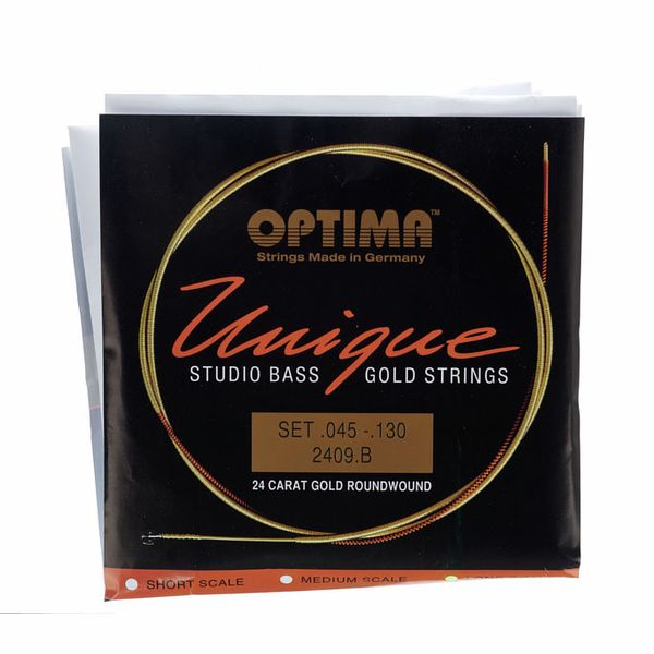 Optima 2409B Bass Gold Strings