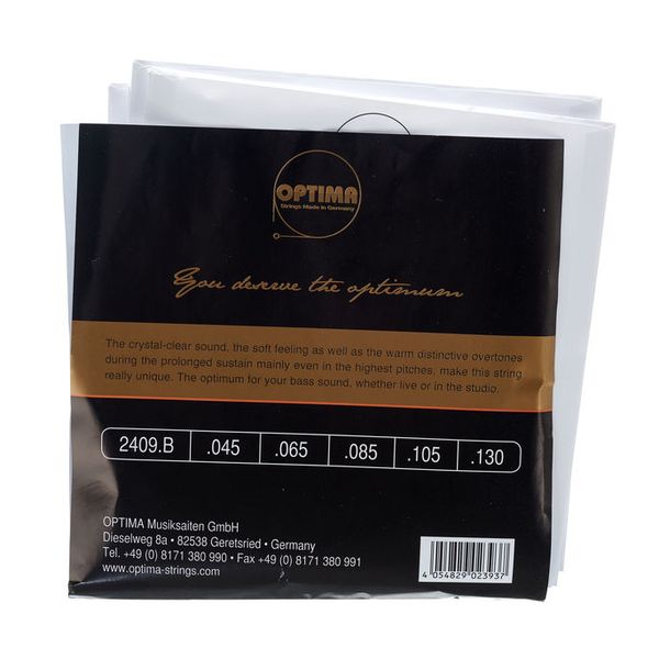 Optima 2409B Bass Gold Strings