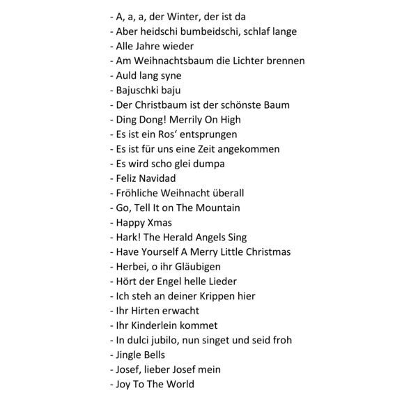 Schott Benthiens Weihnachtsliederbuch