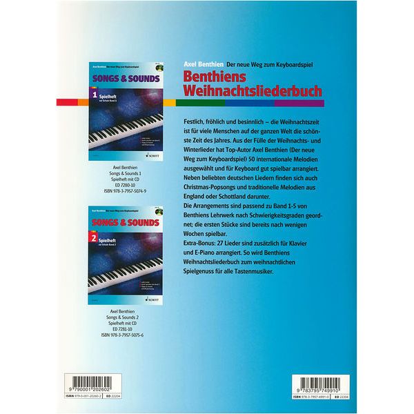 Schott Benthiens Weihnachtsliederbuch