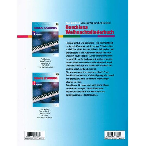 Schott Benthiens Weihnachtsliederbuch