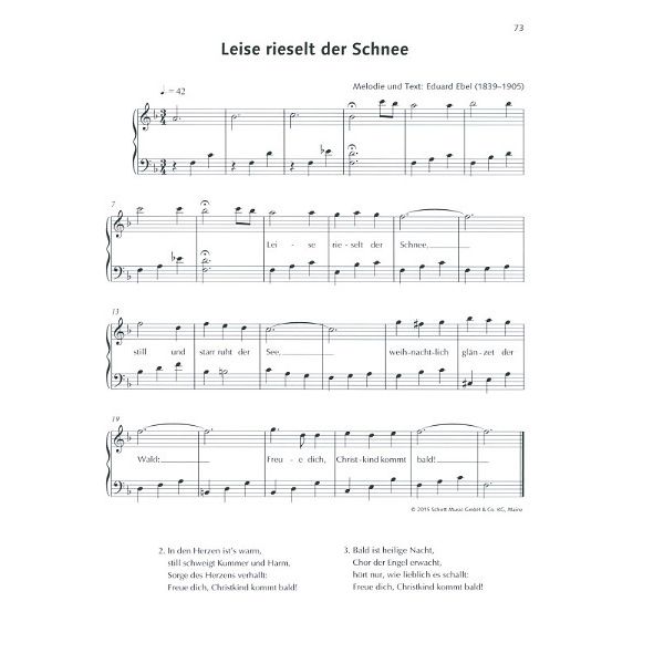 Schott Benthiens Weihnachtsliederbuch