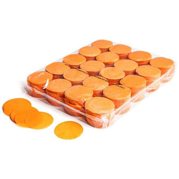 Magic FX Confetti round Ø 55mm Orange