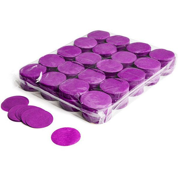 Magic FX Confetti round Ø 55mm Purple