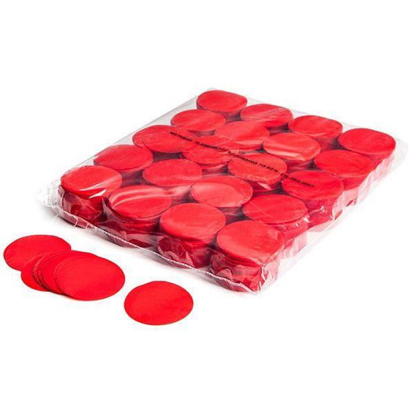 Magic FX Confetti round Ø 55mm Red