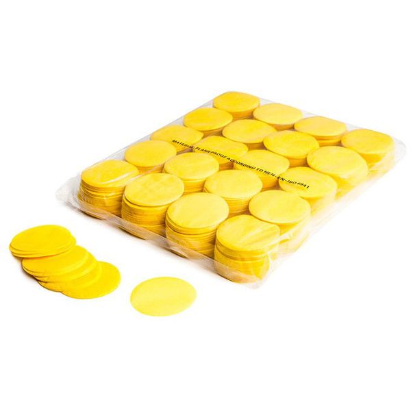 Magic FX Confetti round Ø 55mm Yellow