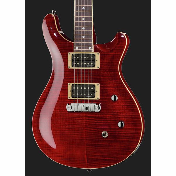 Harley Benton CST-24 Black Cherry Flame DLX