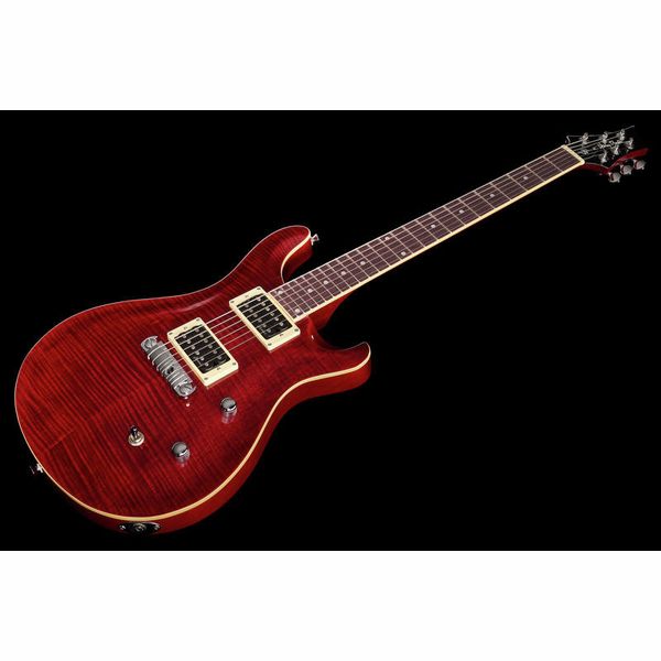 Harley Benton CST-24 Black Cherry Flame DLX