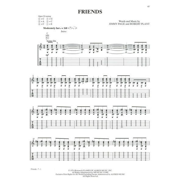Alfred Music Publishing Led Zeppelin Acoustic Classics