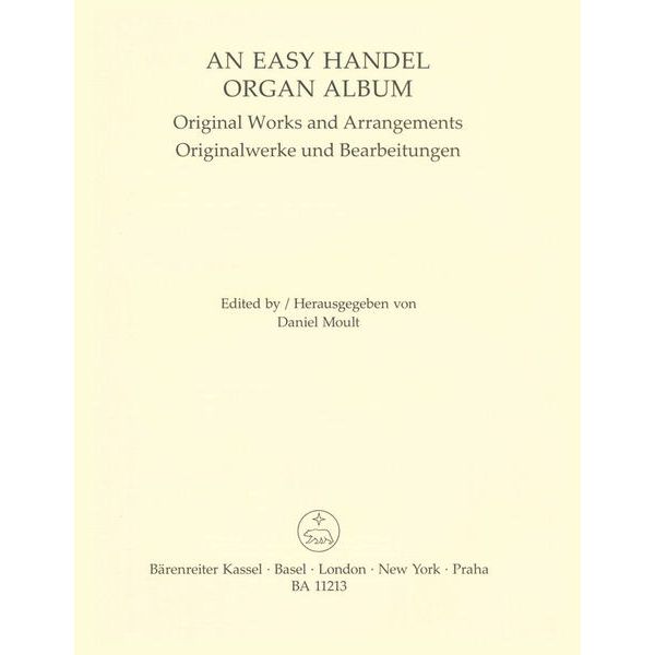 Bärenreiter An Easy Handel Organ Album